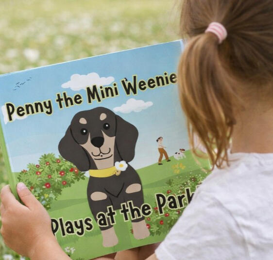 Penny the Mini Weenie Plays at the Park